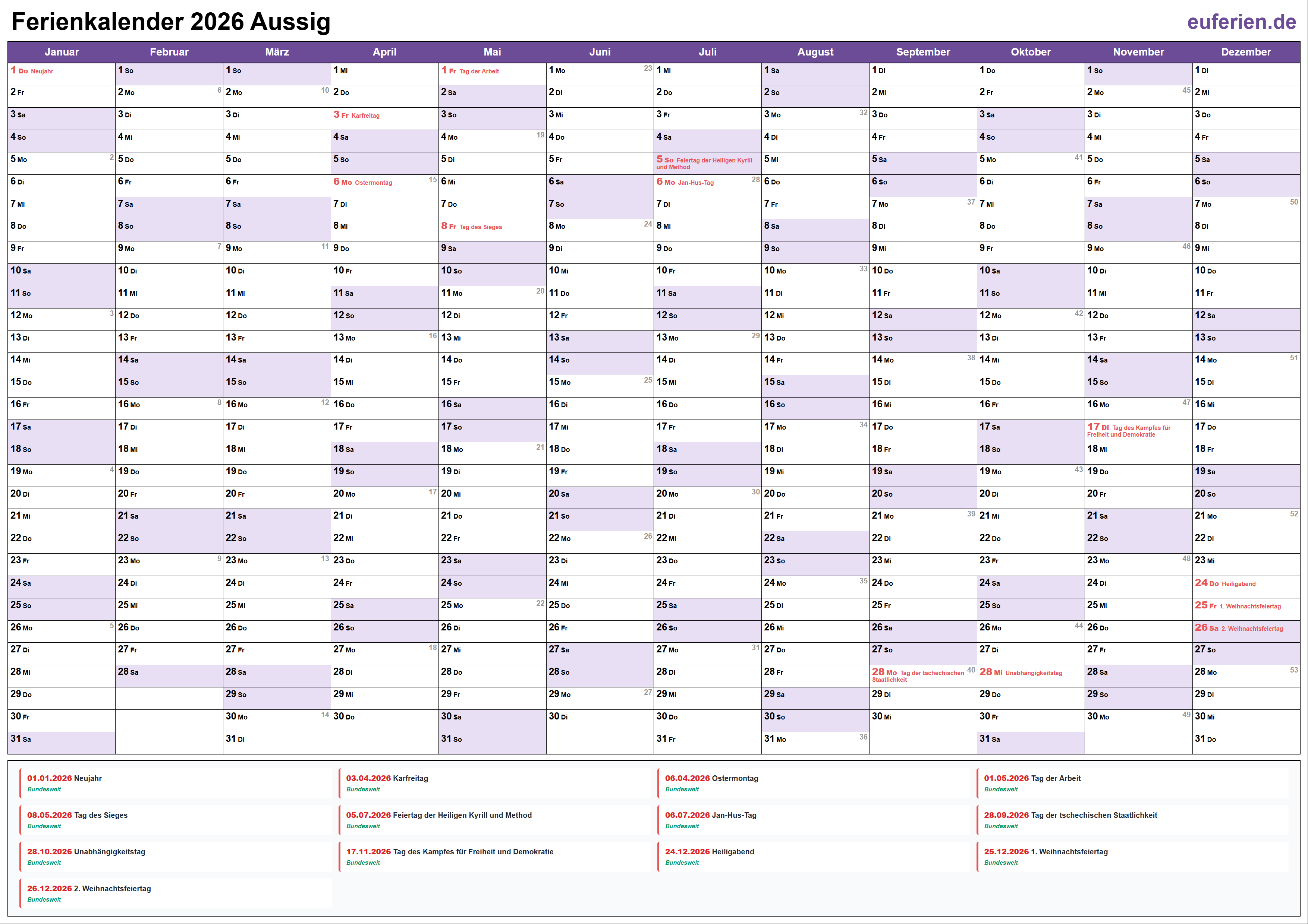 Planner Format Vorschau