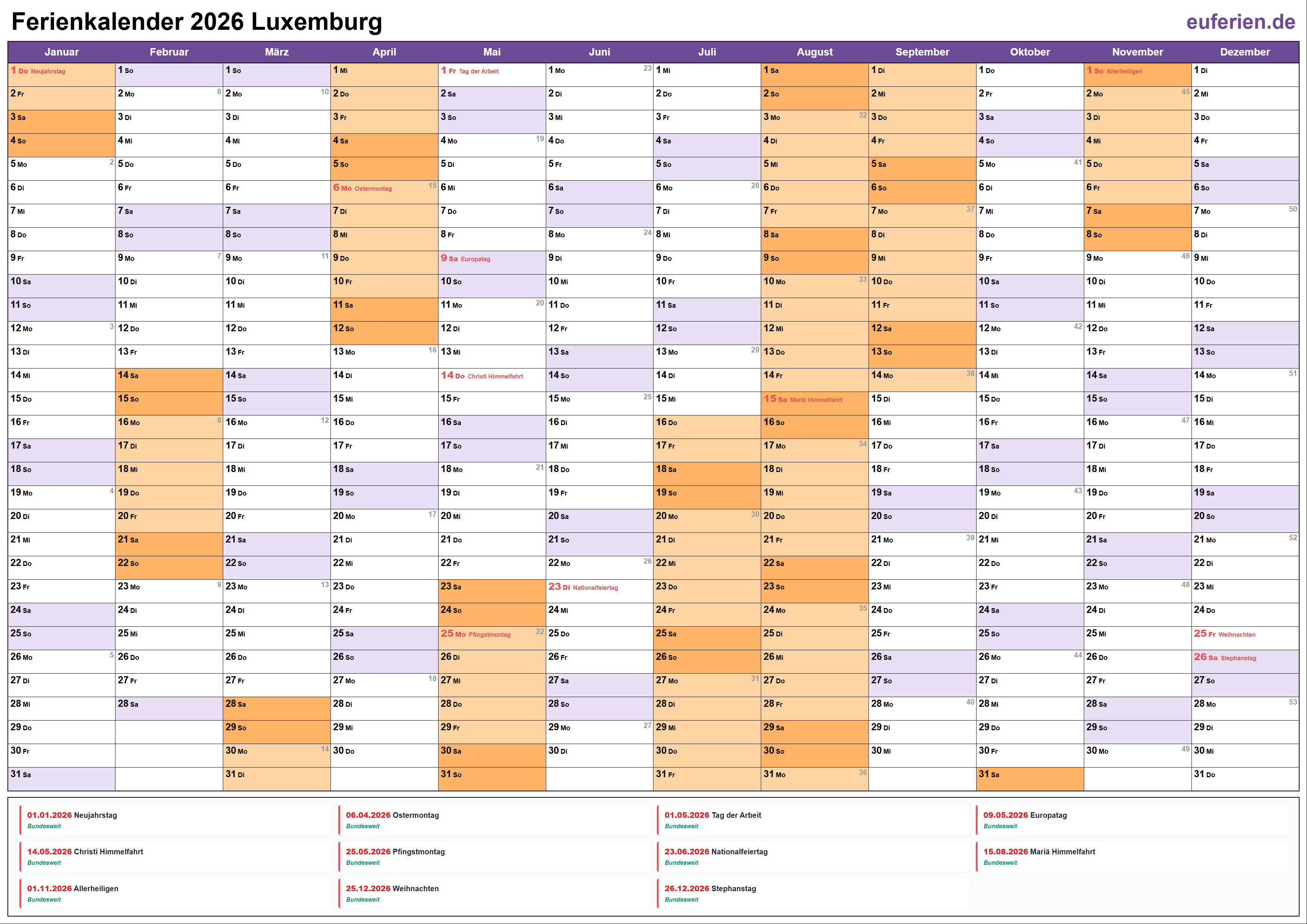 Planner Format Vorschau